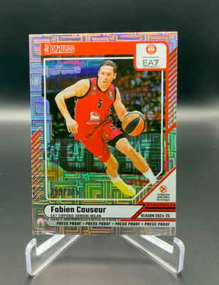 2024-25 Donruss Turkish Airlines EuroLeague #76 Fabien Causeur Purple /275