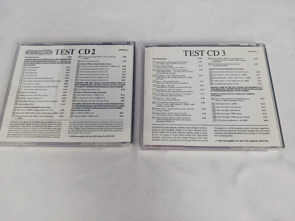 Stereophile Test CD 2 & 3 - Image 2 of 4