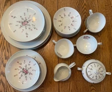 Harmony House Rosebud China - CHOICE Plates Bowls Cups Creamer & Sugar