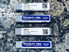 HUGE MACHINIST LOT DRILL .0071 DIA. HARVEY TOOL # 20071 TOTAL 4 DRILLS FREE SHIP