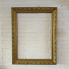 18X24 Vintage Ornate Gold Gilt CARVED Wood ART Photo Frame