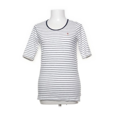 Scotch & Soda, Top, Größe: S, Weiß/Blau, Baumwolle, Streifen, Damen #ITC
