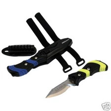 Promate KF270 Stainless Steel Scuba Dive Snorkeling Sharp Tip Backup BC Knife 