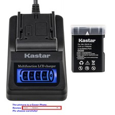Kastar Battery LCD Quick Charger for Nikon D5100 D5200 D5300 D3100 D3200 D3300