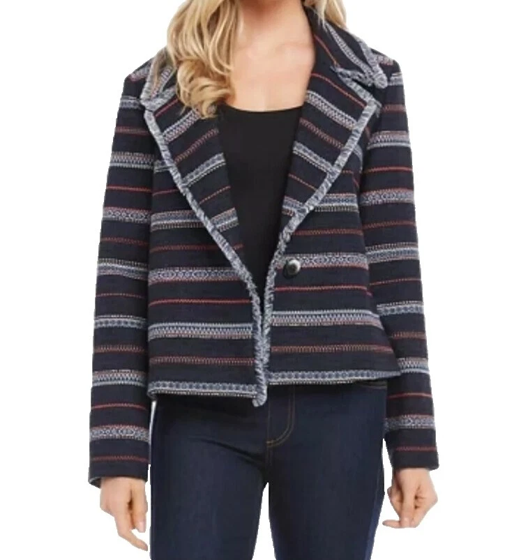 Abrigos, chaquetas y chalecos para mujer Karen Kane a rayas