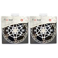 ASHIMA Flo-Tor ARF-3 Disc Flotor Rotor 6-Bolt , 203mm, White.