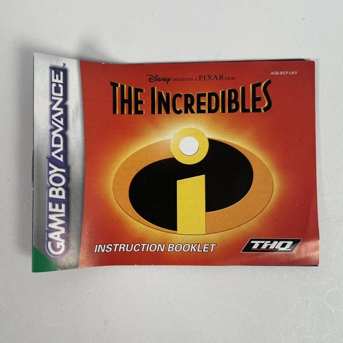 The Incredibles Nintendo GameBoy Advance Game GBA Superhero Disney Pixar Vintage - Picture 7 of 20