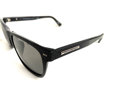 New Ermenegildo Zegna EZ 0020F 01A 56mm Zeiss Lens Black Men's