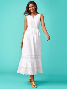 white boho cocktail dress