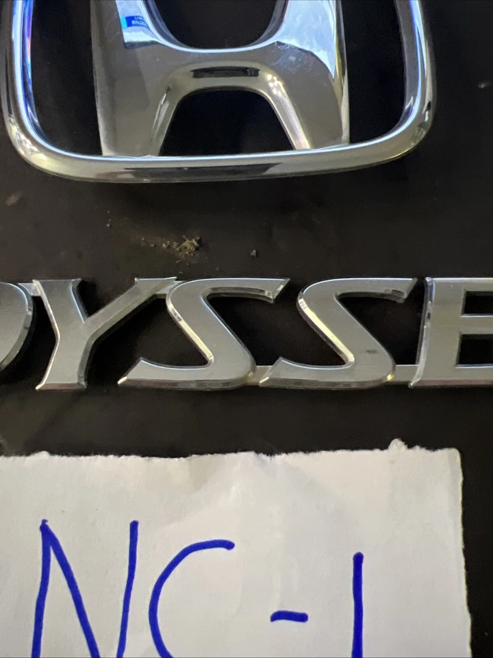 05 06 07 08 09 10 Honda Odyssey emblema de portão traseiro logotipo cromado conjunto de símbolos - Imagem 3 de 4