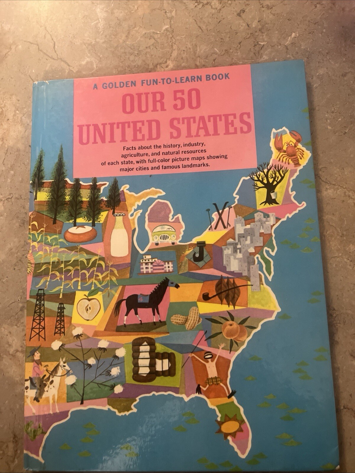 Our 50 United States A Golden Fun To Learn Book 1961