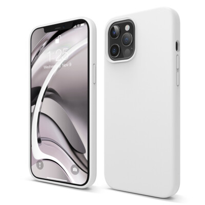 iPhone 12 Pro Max Case - elago  Silicone Case [White]