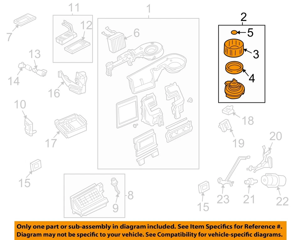 Motor soplador de climatización delantero usado se adapta a: Ford Explorer 2004 4 puertas exc. Sport Trac delantero Foto 3 de 4