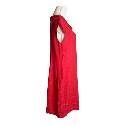 knee length dresses for ladies Linen Dress – ABL main image 0