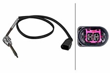 Exhaust Gas Temperature Sensor HELLA Fits CHEVROLET VAUXHALL 05-16 4803539