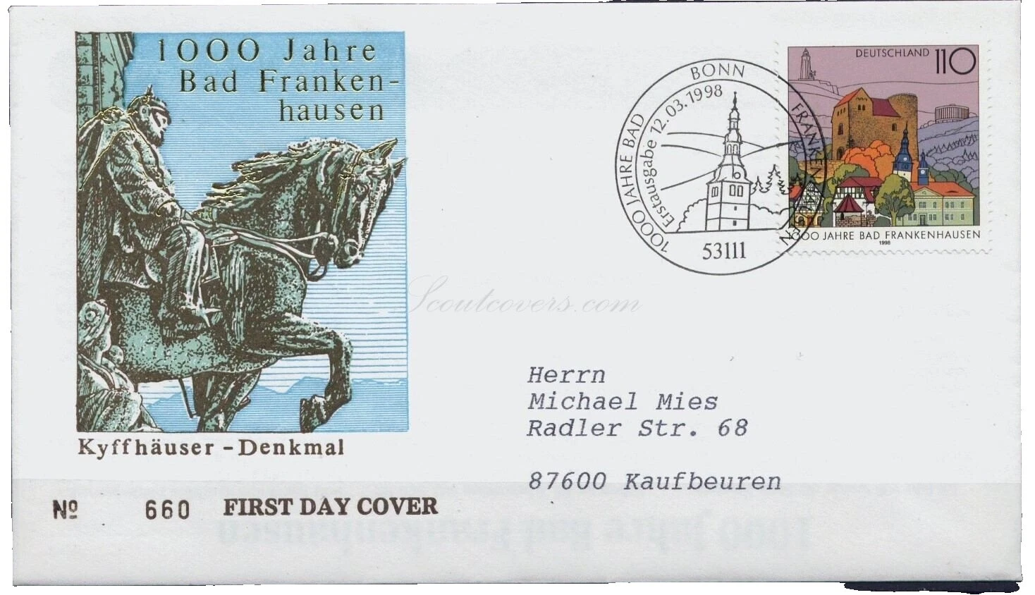 German Used German & Colonies First Day Cover Stamps