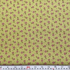 Prints Charming by Sandy Gervais for Moda Florals Green Cotton by the HALF YARD