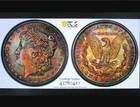 1881 S Morgan Dollar Ms64 VAM VARIETY Satin Chromatic Matrix Toning Obv/Rev PQ+