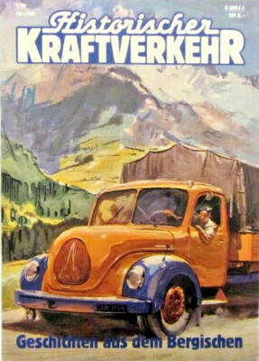 Historischer Kraftverkehr HiK, Heft 1 Jan/Feb  1991, eBay Video, inklusive Porto