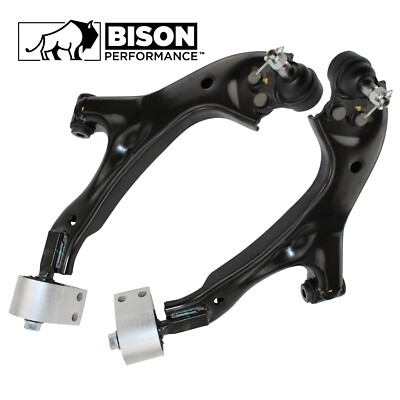 Bison Performance 2pc Set Front LH RH Lower Control Arm For Equinox Torrent Vue