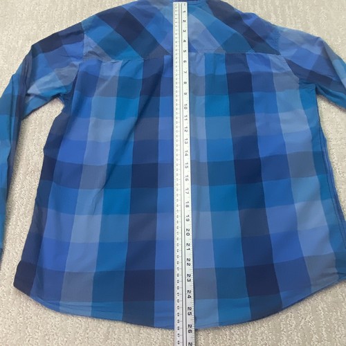 Op Ocean Pacific Shirt Boys Blue Large Plaid Long Sleeve Button Up - Picture 11 of 15