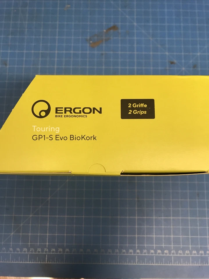 Ergon GP1 Evo BioKork Grips - Lock-On, Small, Black/Tan - Image 2 of 4