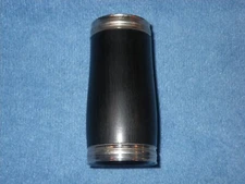 Bb CLARINET BARREL - HARD RUBBER EBONITE? with FAUX WOODGRAIN - 65mm