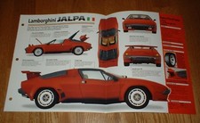 1983 Lamborghini Jalpa Original Imp Brochure Specs Info 82 83 84 85 86 87 88 1983 Lamborghini Jalpa Original Imp Brochure Specs Info 82 83 84 85 86 87 88