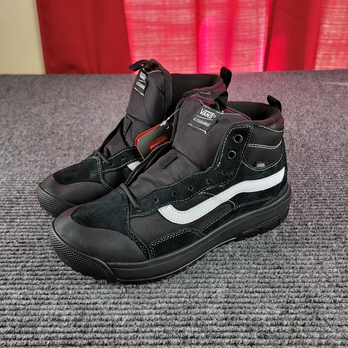 Vans ultra range MTE High Top Black Boot Primaloft Mens Size 9 Womens 10.5 Nwob