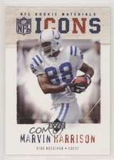 2005 Upper Deck Rookie Materials Icons Marvin Harrison #IC-13 HOF 0d2