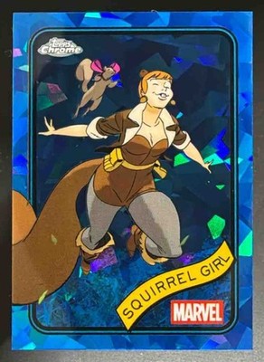 2025 Topps Non-Sport Chrome Marvel Sapphire Squirrel Girl #44