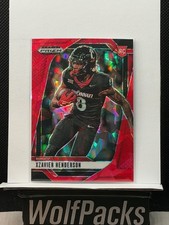 2025 Panini Prizm Draft Picks - Xzavier Henderson #15 Red Ice Prizm (RC)