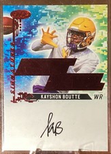 2022 SAGE Low Series - Next Level Signatures Kayshon Boutte #NLS-KB Red (AU, RC)