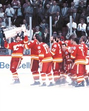 HOCKEY  PHOTO PRINT  NHL STANLEY CUP  CHAMPION TEAM PHOTO 1989