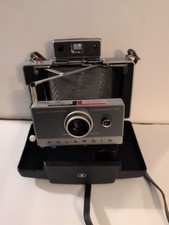 Vintage Camera - Polaroid Automatic 100 Land Camera With Case, Untested