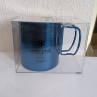 Snow Peak Titanium Cup, 450ml, Blue Limited Edition