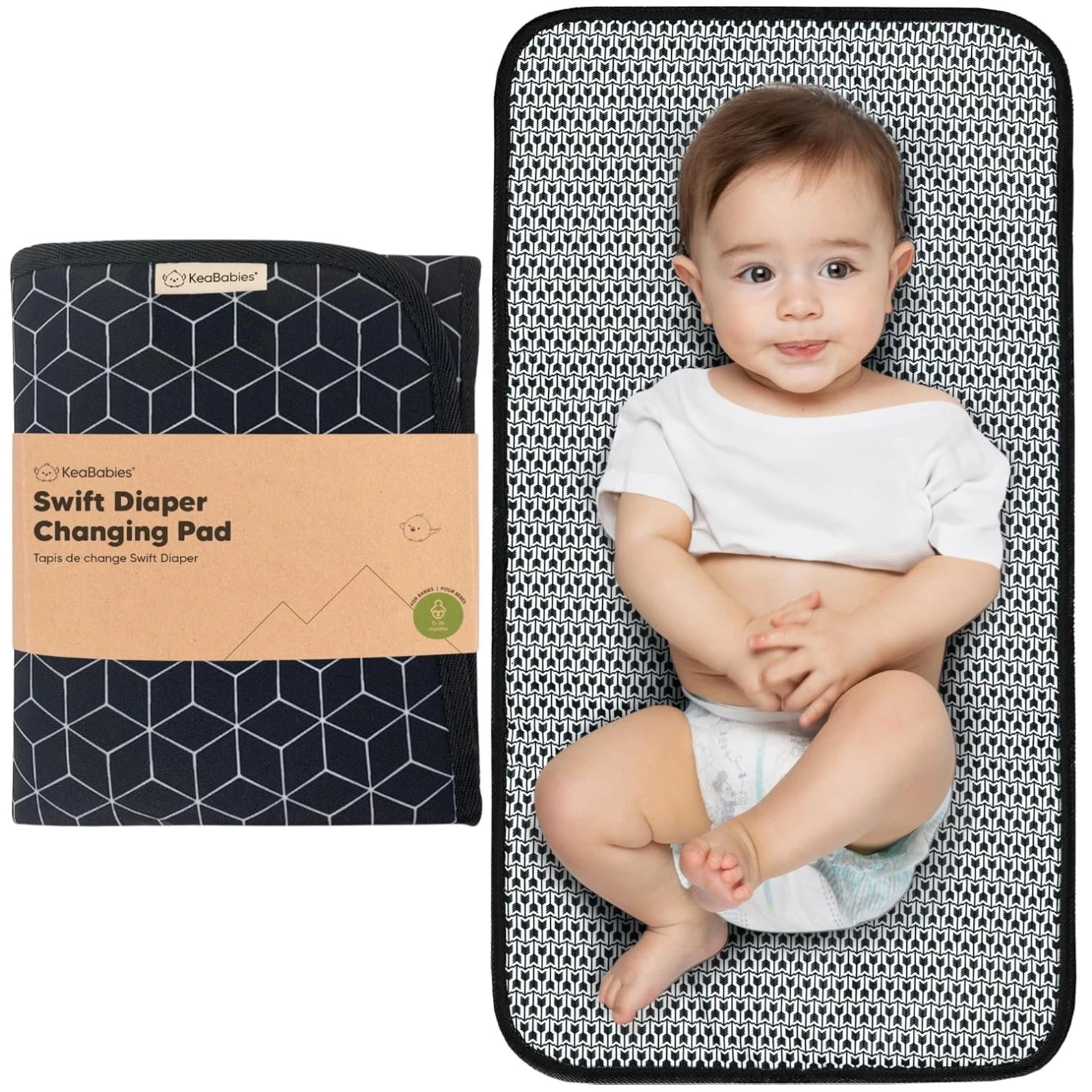 Portable Diaper Changing Pad, Easy Wipe Clean - Fo
Opens in a new window or tab