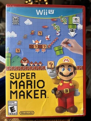 Nintendo Wii U Super Mario Maker Game Tested, W Original Case