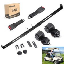 10L0L 3 Point Golf Cart Seat Belt Bracket Kit for EZGO TXT  Club Car DS