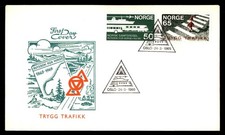 Mayfairstamps Norway FDC 1969 Cross Walk Transportation First Day Cover aaw_2842