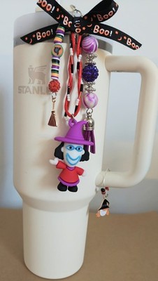 Shock Nightmare Before C Dangle Straw Charm Stanley compatible Artisan USA 2052