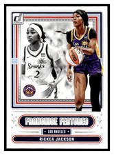 2025 Donruss WNBA Franchise Features 8 Rickea Jackson Los Angeles Sparks card