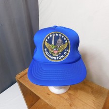 Vtg Washington D.C. Trucker's cap hat with rope snapback one size