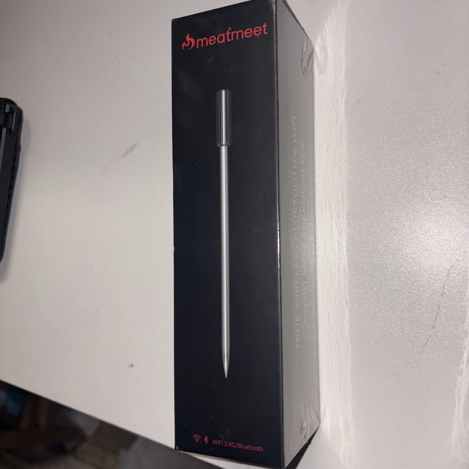 MeatMeet Pro Smart WiFi & Bluetooth Wireless Meat Thermometer – Open Box