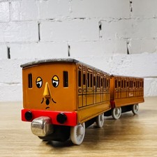 Annie & Clarabel Thomas the Tank & Friends Take N Play Along Metal Push Trains