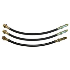 70 Mopar C-Body Fury Polara Front Drum Dana Rear Brake Rubber Flex Hose Set 3pc
