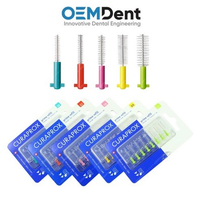 CURAPROX CPS Prime Interdental Brush Refills 8pcs Multiple Sizes Dental Care