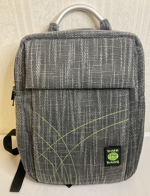 Dime Bags Slab Bag Gray Hemp Blend Backpack   Padded Smell-Proof Case w/Handle