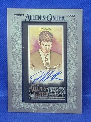 2020 Jeff Passan Allen & Ginter Black Frame Auto #18 of Only 20 ESPN Analyst