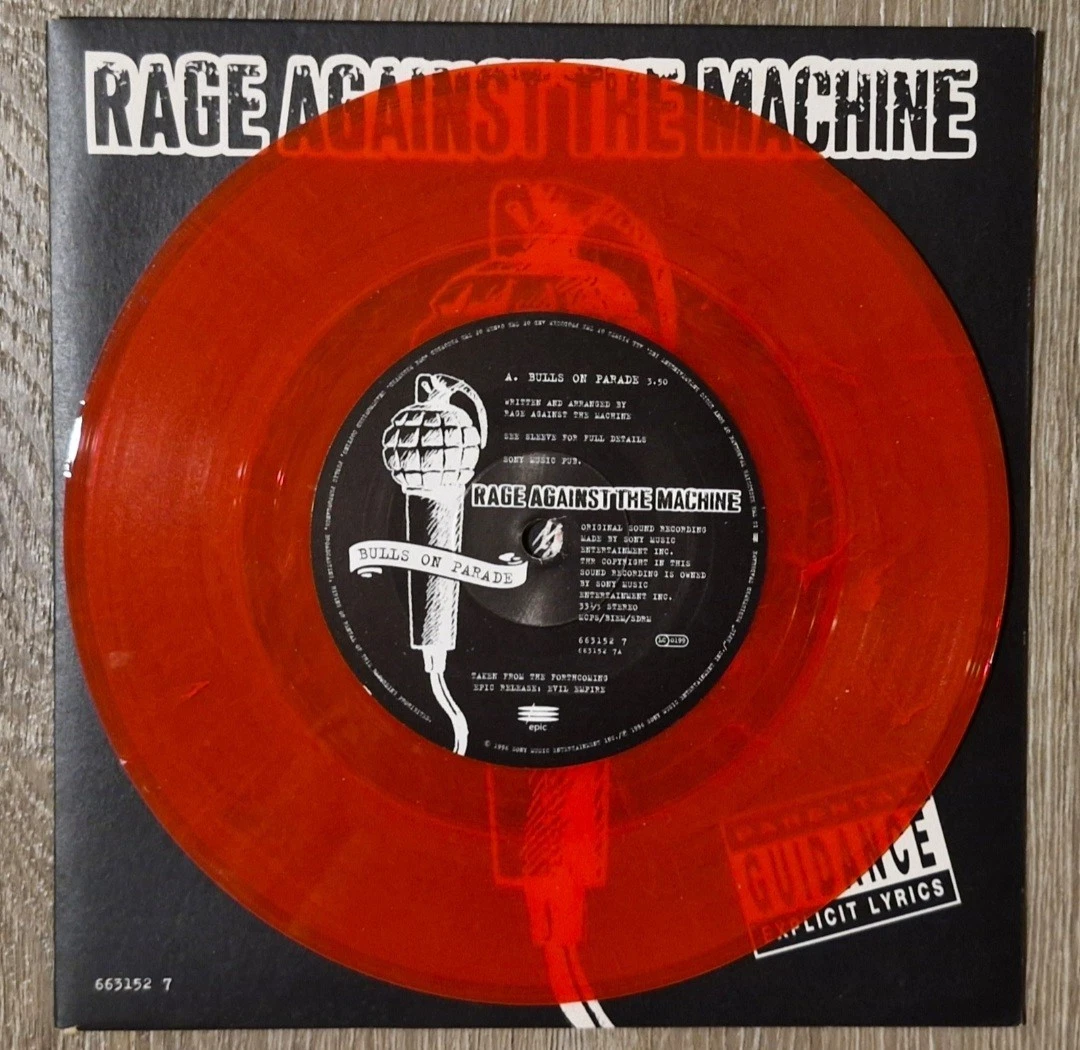 RAGE AGAINST THE MACHINE レコード　7インチEP Rage Against The Machine 7